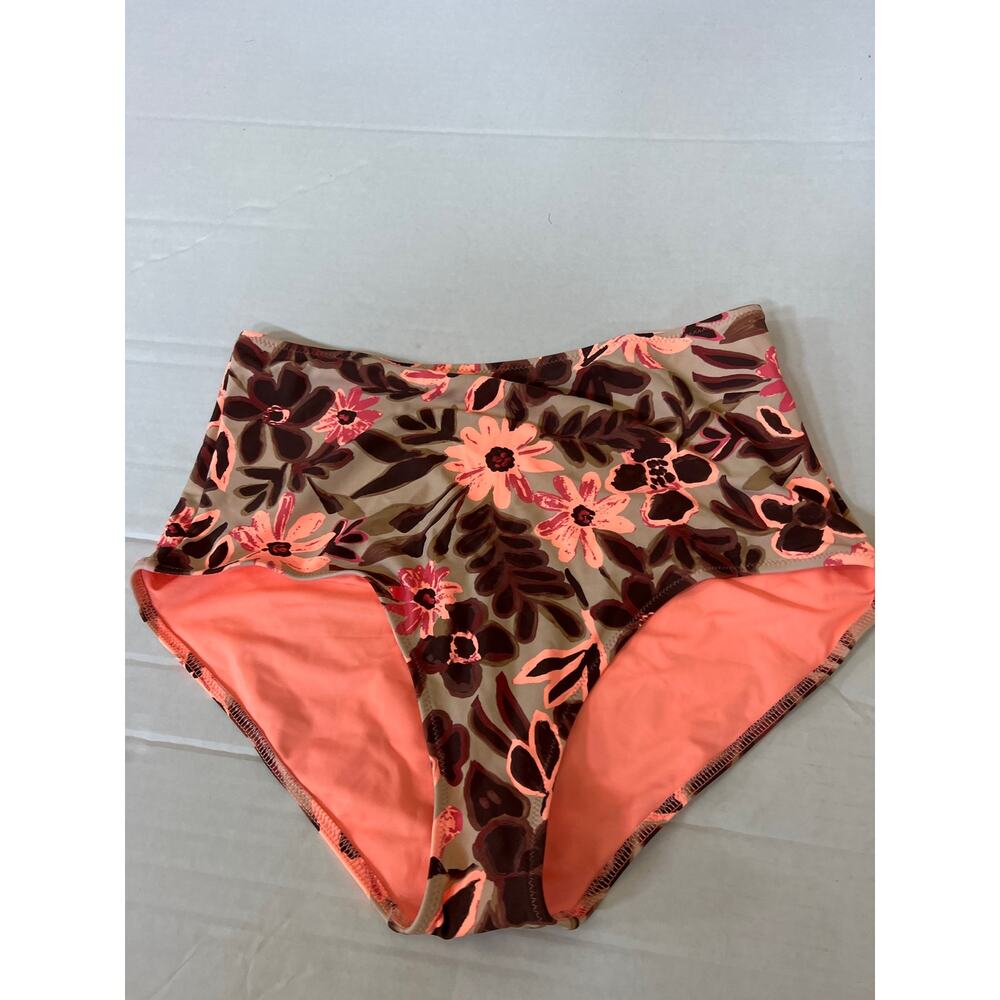 Aerie Floral Multicolor High Wasted Full Coverage